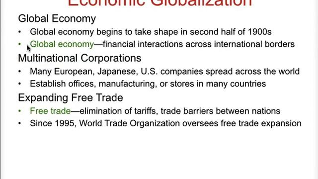 Ch 36.2 "Global Economic Development" смотреть онлайн