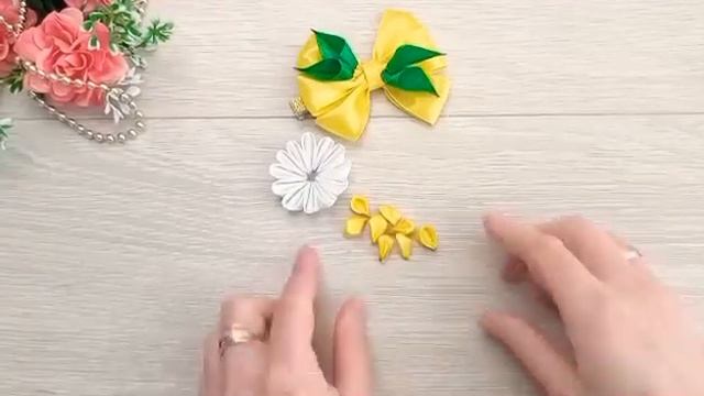Самые нежные бантики ???бантики из атласной ленты.The most delicate bows ??? satin ribbon bows смотреть онлайн