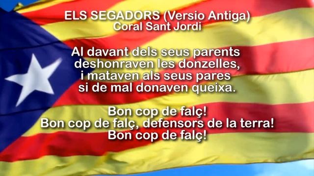 Coral Sant Jordi - Els Segadors "Versió Antiga" (Amb Lletra) смотреть онлайн