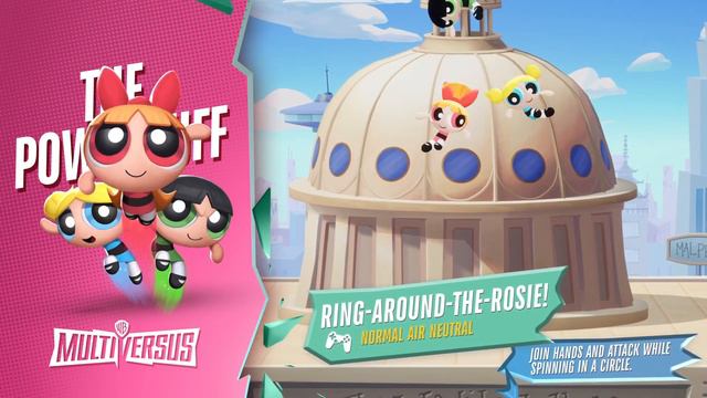 Трейлер MultiVersus (The Powerpuff Girls Fighter Move Sets)