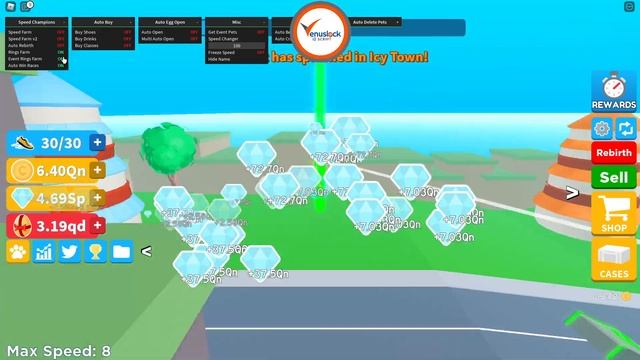 Speed Champions Roblox Script GUI | OP Auto Farm | Get Exclusive PETS смотреть онлайн
