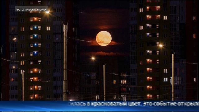 Тюменцы увидят суперлуние в августе и сентябре смотреть онлайн