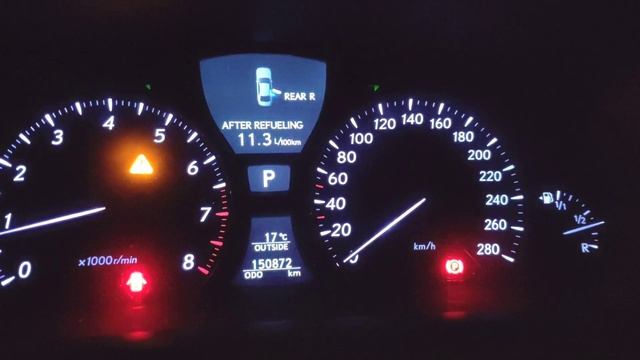 Lexus LS460 расход топлива Москва-Волгоград смотреть онлайн