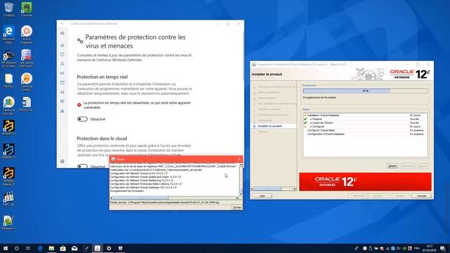 Installation d'Oracle 12c sous Windows 10 RS4 (64bit) смотреть онлайн