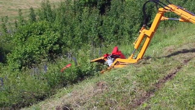 Роторная косилка откосов 