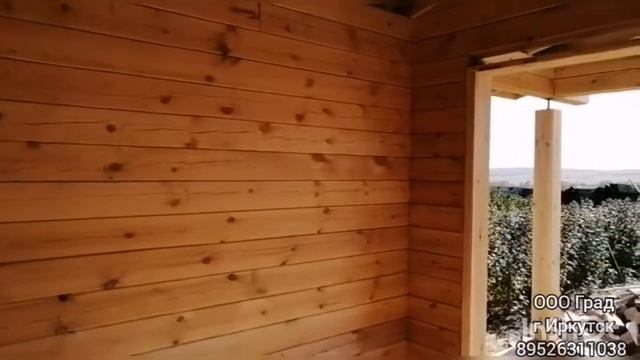 Строительство дома 10*10. Терраса 2*10. Скандинавский стиль. смотреть онлайн