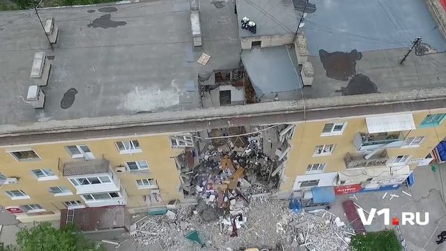 Взорванный дом сняли с воздуха смотреть онлайн