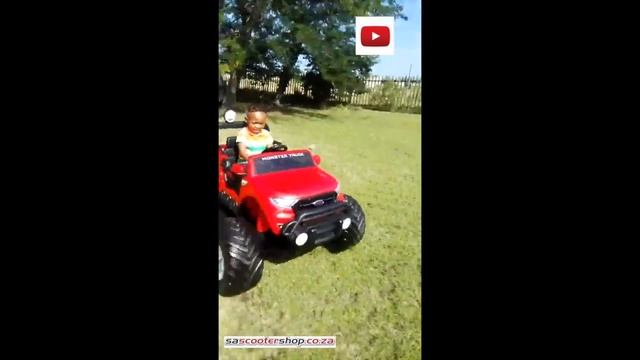 24V Ford Monster Truck Red смотреть онлайн