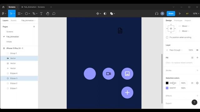 Floating Action Button (FAB) Animation in Figma - Design & Prototype смотреть онлайн