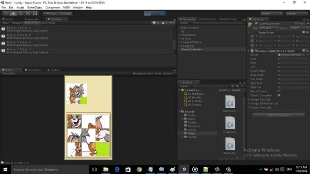 Unity 2D Tutorial how to crate jigsaw puzzle Game Part 6[4] смотреть онлайн