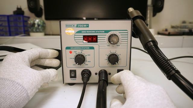 Самый быстрый фен на диком западе! Паяльная станция Quick 706W+. Обзор и Розыгрыш. Профи. смотреть онлайн