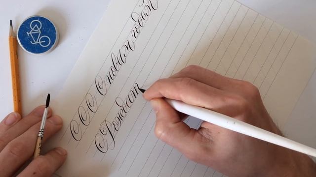 DIY Подписать НОВОГОДНИЕ открытки каллиграфически! + бесплатные примеры для скачивания смотреть онлайн