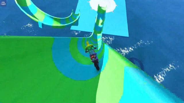 GTA V Epic New Stunt Race For Car Racing Challenge by GTA CAPTZ смотреть онлайн