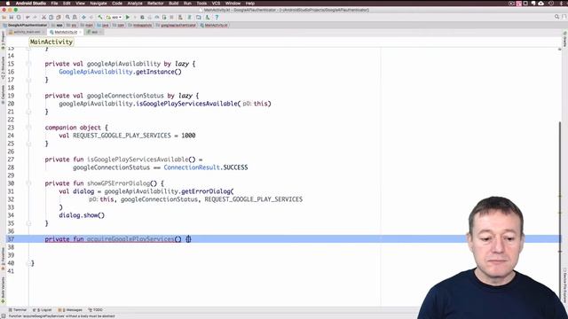 Kotlin on Android checking for Google Play Services смотреть онлайн