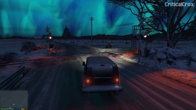 GTA 5 PC - Aurora Borealis Sky Mod смотреть онлайн