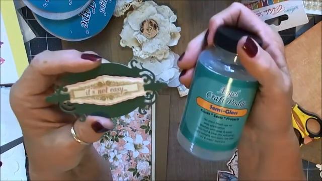 Graphic 45 Gilded Lily Card & Bonus Flower Tutorial смотреть онлайн