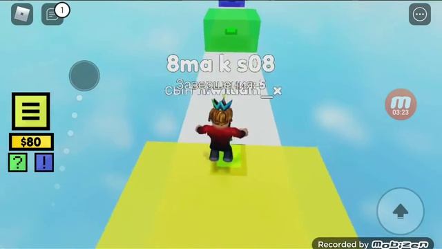 Перепрыгиваю стенки в Roblox смотреть онлайн