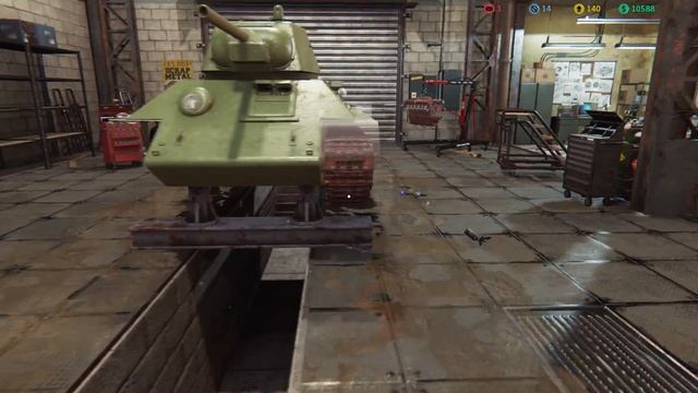 Tank Mechanic Simulator Прохождение #2 Закончил Восстановление Т-34\76 Первый Тест-Драйв смотреть онлайн