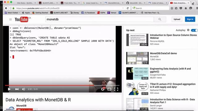 My uninformed attempt at running open source high speed monetDB смотреть онлайн