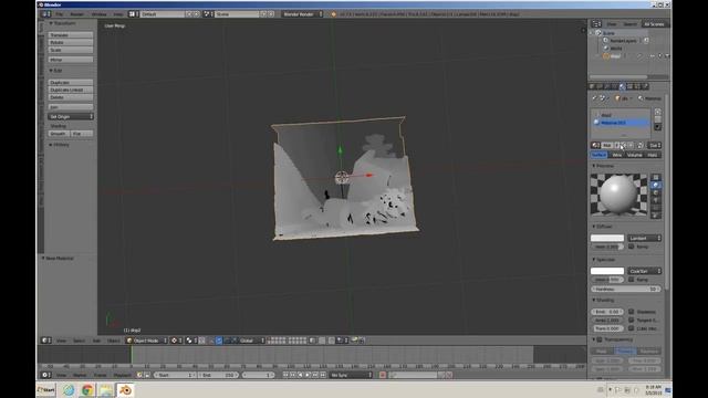 Loading a 2d image and a depth map into Blender смотреть онлайн