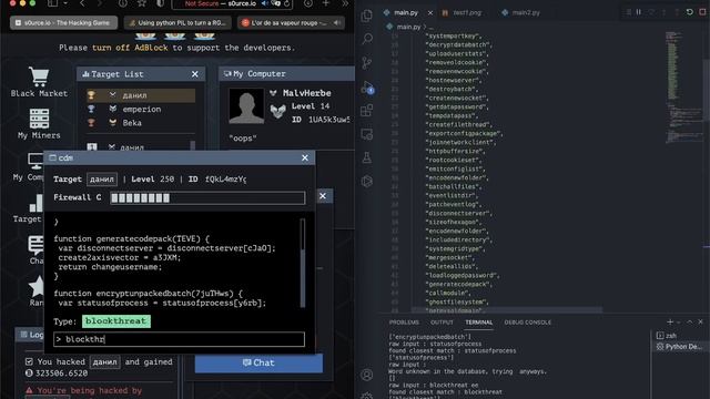 s0urce.io automatic hacking bot using Python+tesseract+pyautogui смотреть онлайн