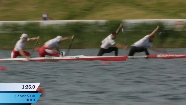 Men's C2 500m Heat 3 / 2023 ICF Canoe Kayak Sprint World Cup Poznan смотреть онлайн