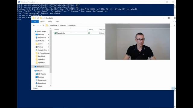 How to create, save and load workbooks with OpenPyXL смотреть онлайн