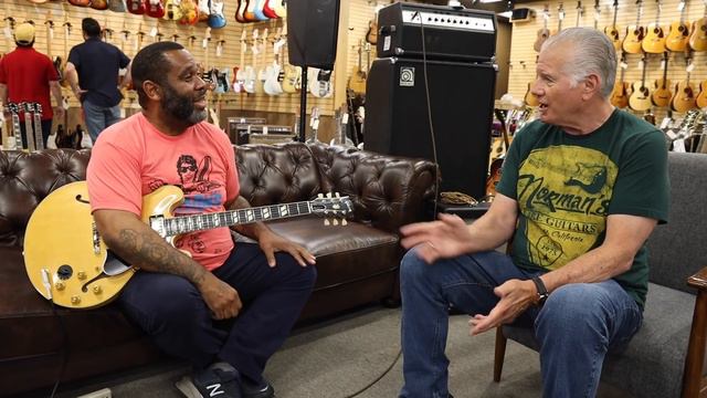 Kirk Fletcher with his Blonde Gibson ES-345 at Norman's Rare Guitars смотреть онлайн