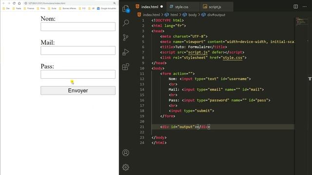 Empêcher la rafraichissement d'une page d'un formulaire en Javascript (2020) смотреть онлайн