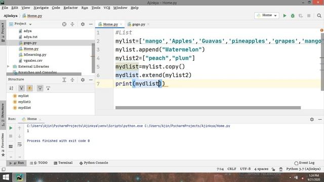 python collections ,list смотреть онлайн