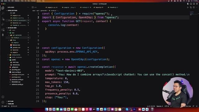 Build a Blogging Machine That Generates Its own Content Using AI | Code With Harry Tutorial смотреть онлайн