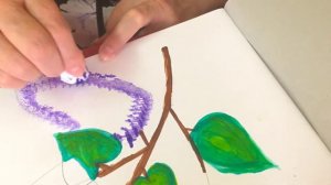 Мастер класс по рисованию сирени