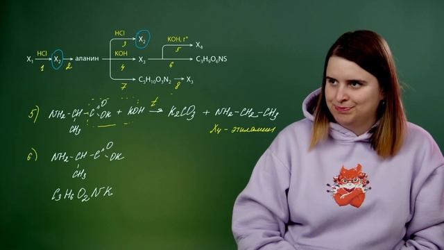 Аминокислоты: решение цепочек. Органическая химия. Часть 1/2. 10 класс и ЕГЭ по химии смотреть онлайн