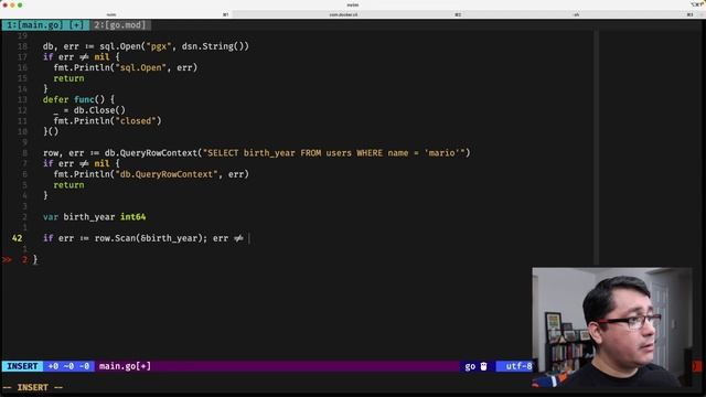 Learning Golang: Relational Databases - Introduction to database/sql смотреть онлайн