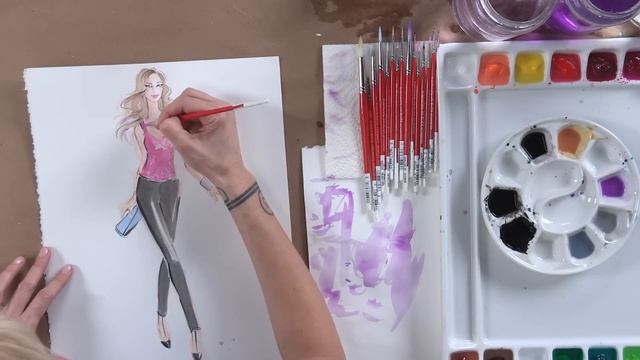Preview | Fun, Fabulous Fashion Illustrations: Draw & Paint Figures with Jennifer Lilya смотреть онлайн