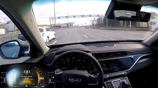 Geely Atlas Pro - POV test drive. Driver’s eyes смотреть онлайн
