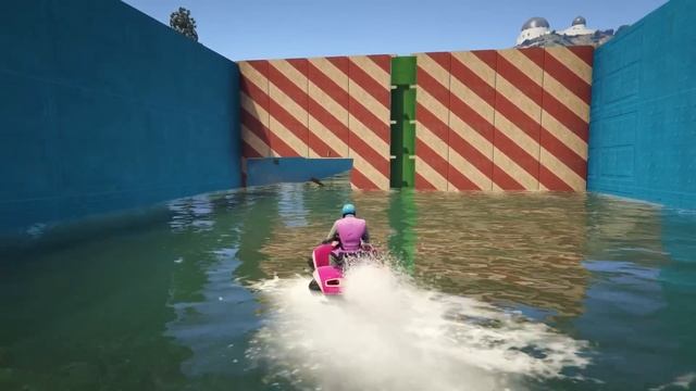 i found the deadliest water slide in GTA 5 смотреть онлайн