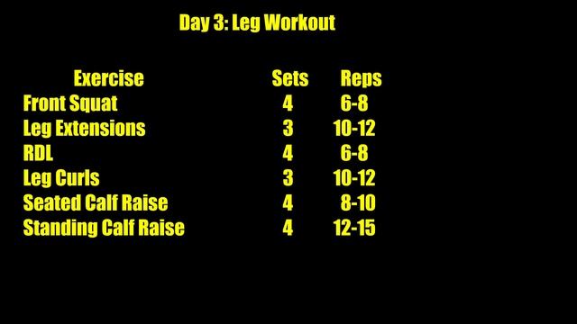 4 Day Muscle Building Workout- PPL Split w- V Taper Intensifier смотреть онлайн