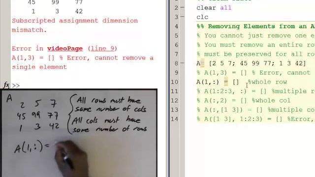 Arrays: Removing Elements смотреть онлайн