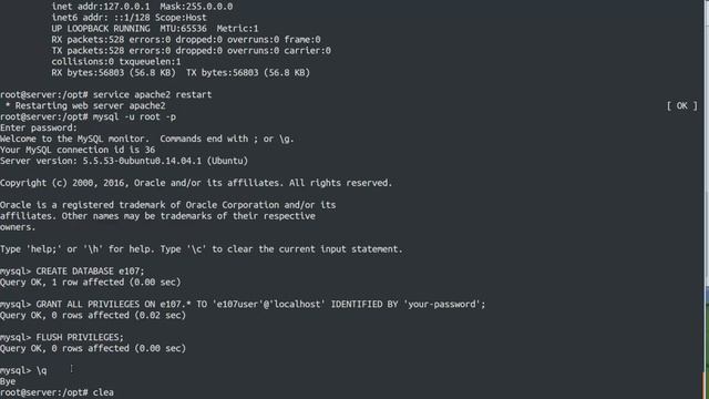 e107 CMS installation on Ubuntu Linux смотреть онлайн