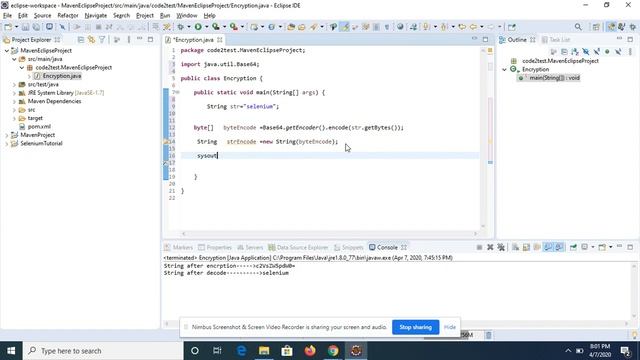How to encrypt password in selenium | encryption in java смотреть онлайн