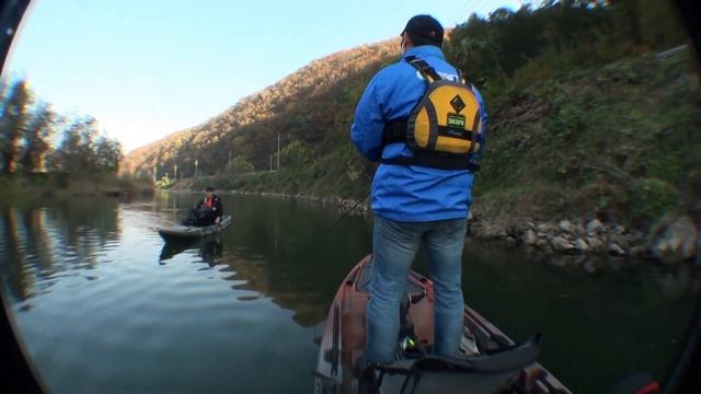 가을의 유구천 카약 투어링 & 낚시 [ KAYAK FISHING TOURING ] смотреть онлайн