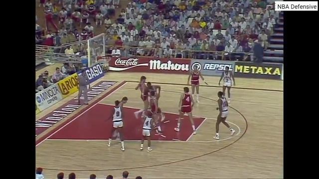 David Robinson vs Arvydas Sabonis / FIBA Basketball World Cup Final 1986 смотреть онлайн