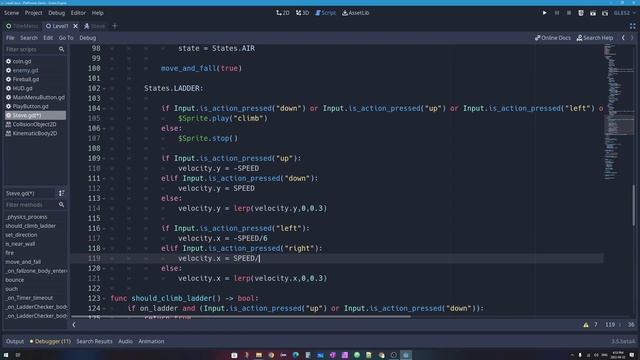 Godot 3.5: Let's Build a 2D Platformer!: Part 21 (Ladders & Trapdoors!) смотреть онлайн