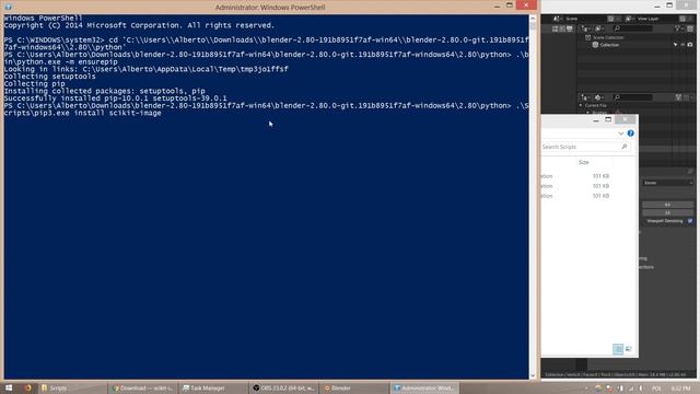 Install Python modules in Blender with pip смотреть онлайн