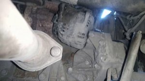 Фиат Дукато (Fiat Ducato) снятие генератора.