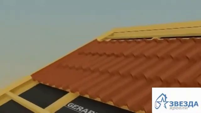 Монтаж композитной черепицы