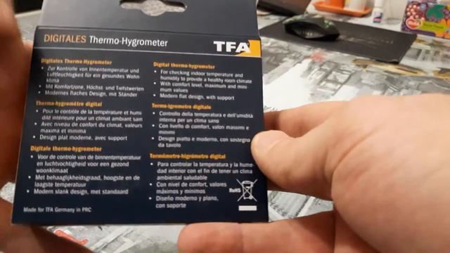 распаковка гидрометра/термометра смотреть онлайн