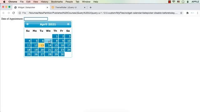 jQuery UI Datepicker: How to Disable(Make Non-Selectable) Dates Before Today(Current Day) смотреть онлайн