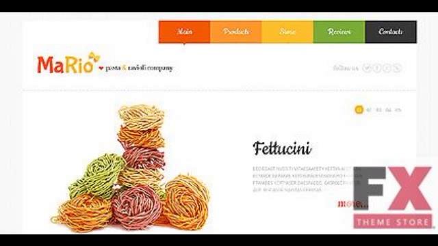 Preview White Food Store Joomla Template by Delta Joomla смотреть онлайн